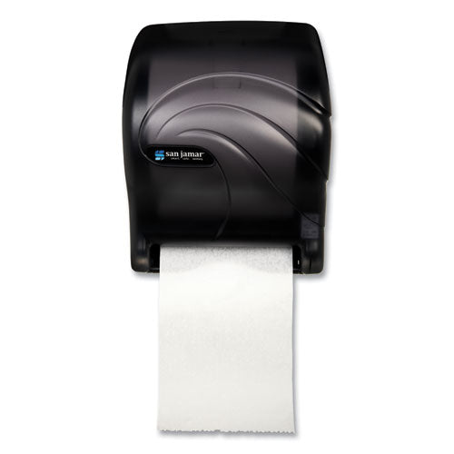 Image of San Jamar® Tear-N-Dry Essence Touchless Towel Dispenser, 11.75 X 9.13 X 14.44, Black Pearl