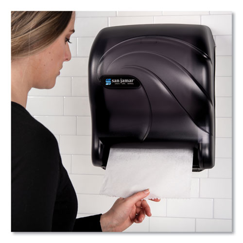 Image of San Jamar® Tear-N-Dry Essence Touchless Towel Dispenser, 11.75 X 9.13 X 14.44, Black Pearl