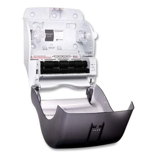 Image of San Jamar® Smart Essence Electronic Roll Towel Dispenser, 11.88 X 9.1 X 14.4, Black