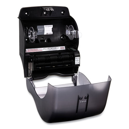 Image of San Jamar® Oceans Smart Essence Electronic Towel Dispenser, 11.88 X 9.1 X 14.4, Black