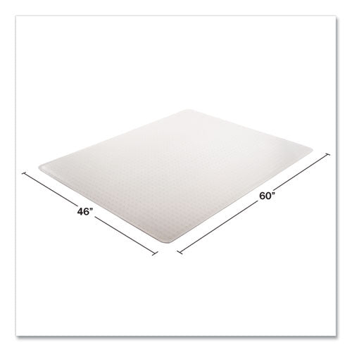 Image of deflecto® Execumat All Day Use Chair Mat For High Pile Carpet, 46 X 60, Rectangular, Clear