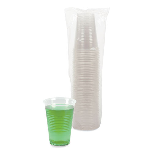 Image of Boardwalk® Translucent Plastic Cold Cups, 14 oz, 50/Pack