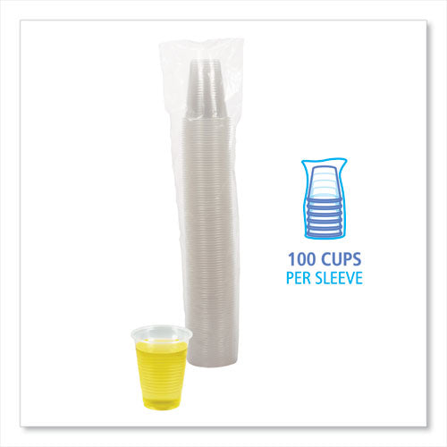 Image of Boardwalk® Translucent Plastic Cold Cups, 7 oz, 100/Pack