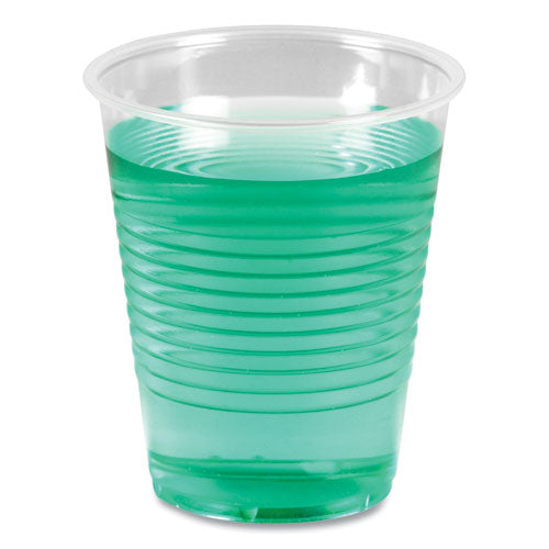 Image of Boardwalk® Translucent Plastic Cold Cups, 12 oz, 50/Sleeve, 20 Sleeves/Carton