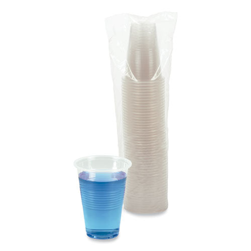Image of Boardwalk® Translucent Plastic Cold Cups, 16 oz, 50/Pack