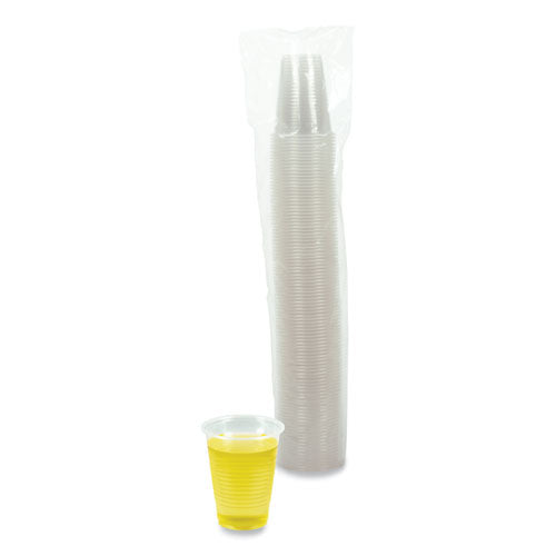 Image of Boardwalk® Translucent Plastic Cold Cups, 7 oz, 100/Pack