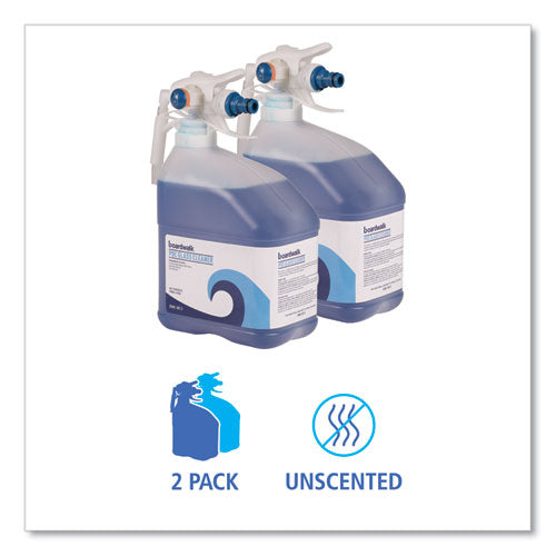 Image of Boardwalk® PDC Glass Cleaner, Unscented, 3 L Bottle, 2/Carton