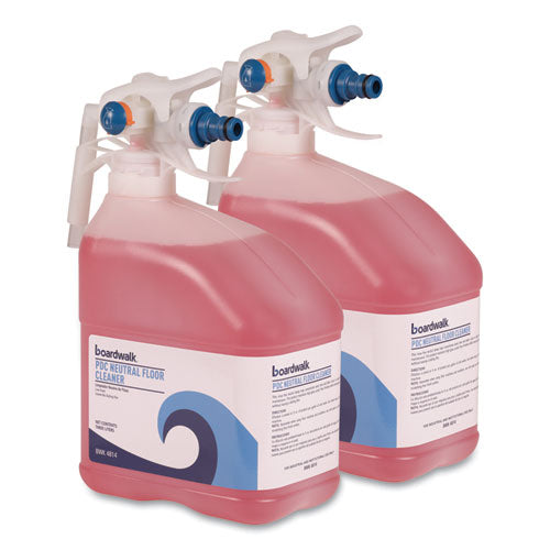 Image of Boardwalk® PDC Neutral Floor Cleaner, Tangy Fruit Scent, 3 L Bottle, 2/Carton