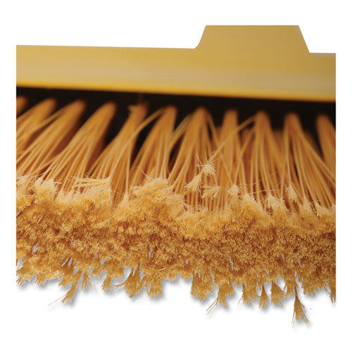Image of Boardwalk® Angler Broom, 53" Handle, Yellow, 12/carton