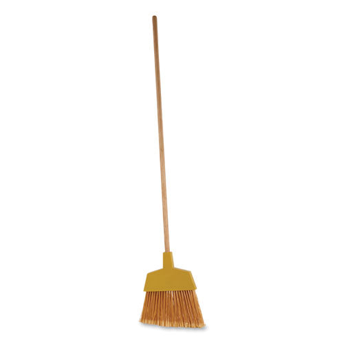 Image of Boardwalk® Angler Broom, 53" Handle, Yellow, 12/carton