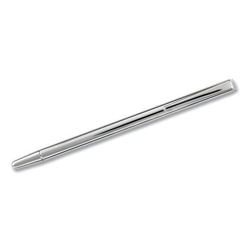 Image of Apollo® Slimline Pen-Size Pocket Pointer With Clip, Extends To 24.5", Silver