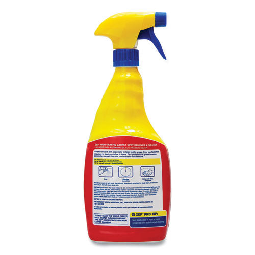 Image of Zep Commercial® High Traffic Carpet Cleaner, Fresh Scent, 32 Oz Spray Bottle, 12/carton