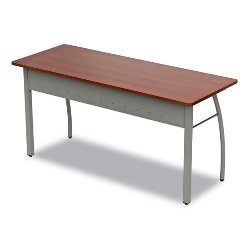 Image of Linea Italia® Trento Line Rectangular Desk, 59.13" X 23.63" X 29.5", Cherry