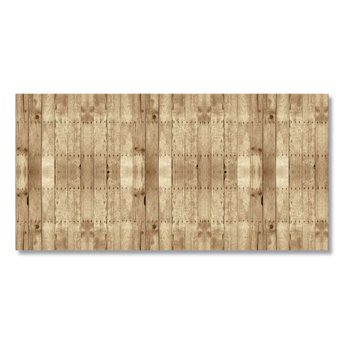 Image of Pacon® Bordette Designs, Weathered Wood, 48" x 50 ft, Distressed Brown
