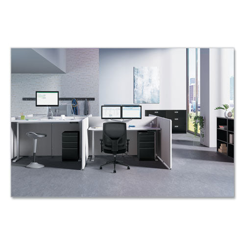 Image of HON® Vl581 High-Back Task Chair, Supports Up To 250 Lb, 18" To 22" Seat Height, Black