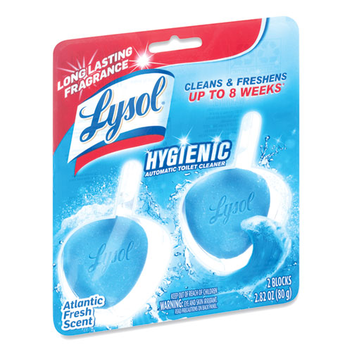 Image of LYSOL® Brand Hygienic Automatic Toilet Bowl Cleaner, Atlantic Fresh, 2/pack