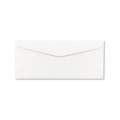 Image of Neenah Paper Classic Crest #10 Envelope, Commercial Flap, Gummed Closure, 4.13 X 9.5, Avon Brilliant White, 500/box