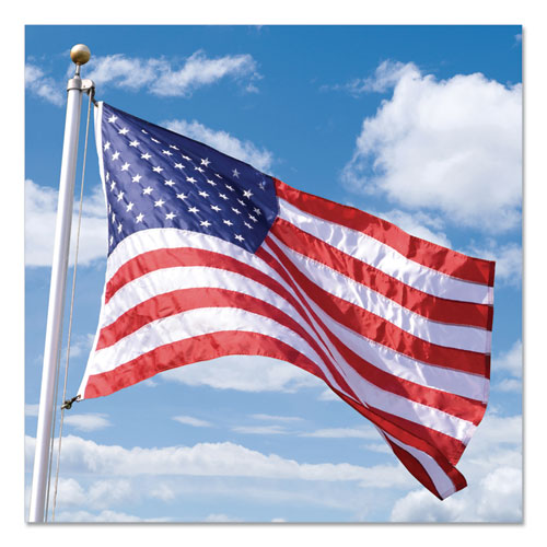 Image of Advantus All-Weather Outdoor U.S. Flag, 72" x 48", Heavyweight Nylon