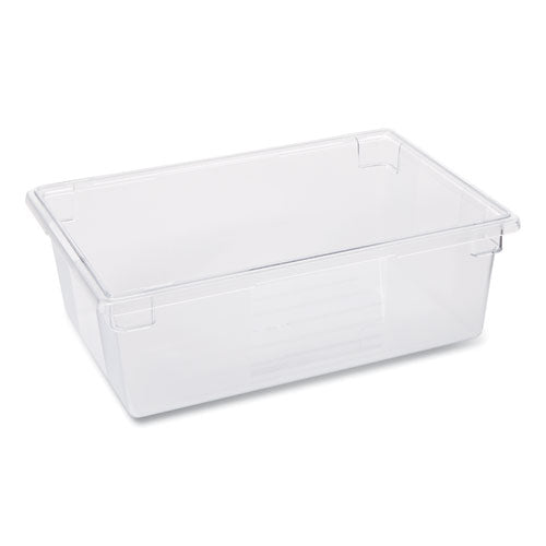 Image of Rubbermaid® Commercial Food/Tote Boxes, 12.5 gal, 26 x 18 x 9, Clear, Plastic