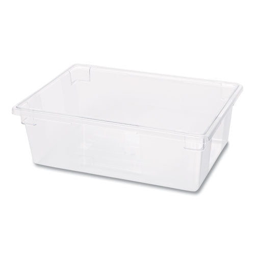 Image of Rubbermaid® Commercial Food/Tote Boxes, 12.5 gal, 26 x 18 x 9, Clear, Plastic