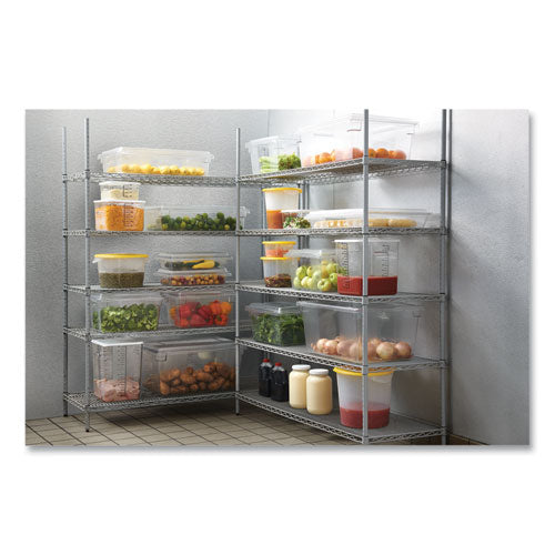 Image of Rubbermaid® Commercial Food/Tote Boxes, 3.5 gal, 18 x 12 x 6, Clear, Plastic