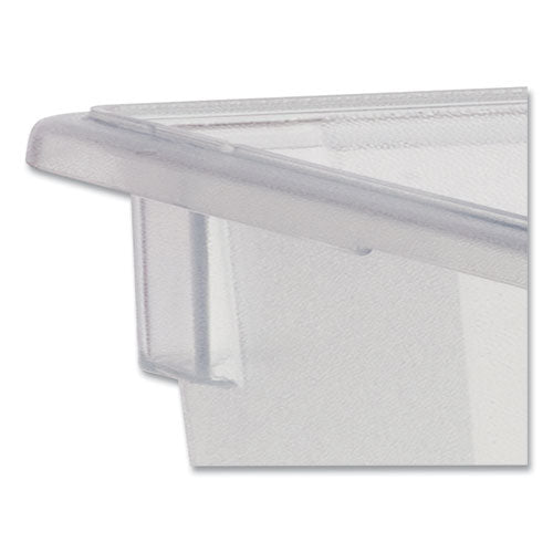 Image of Rubbermaid® Commercial Food/Tote Boxes, 21.5 gal, 26 x 18 x 15, Clear, Plastic