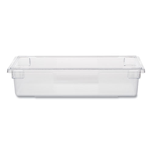 Image of Rubbermaid® Commercial Food/Tote Boxes, 8.5 gal, 26 x 18 x 6, Clear, Plastic