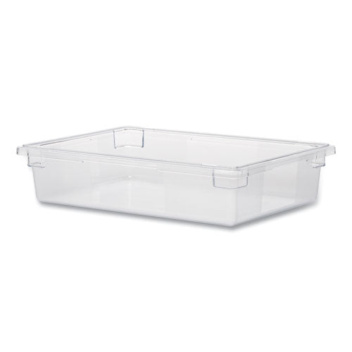Image of Rubbermaid® Commercial Food/Tote Boxes, 8.5 gal, 26 x 18 x 6, Clear, Plastic