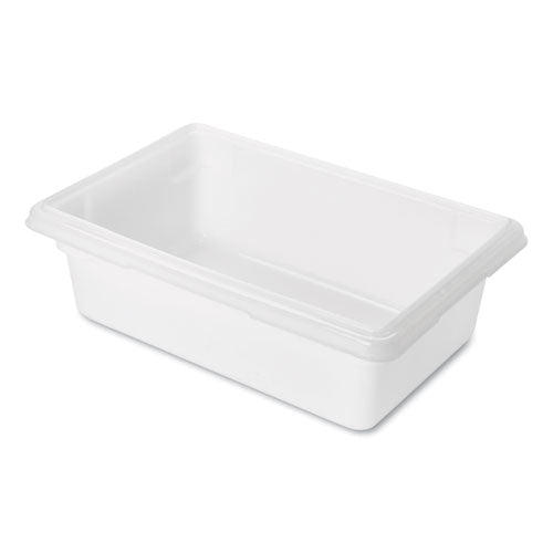 Image of Rubbermaid® Commercial Food/Tote Boxes, 3.5 gal, 18 x 12 x 6, White, Plastic