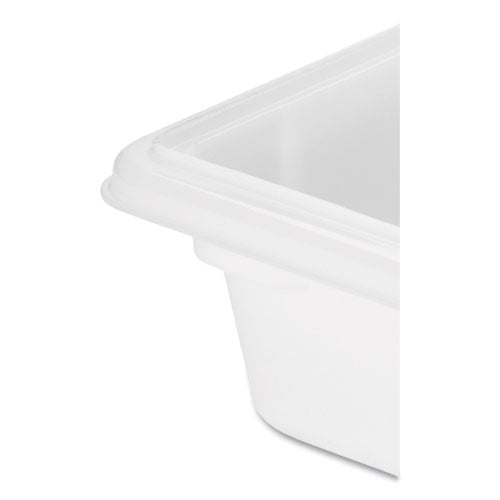 Image of Rubbermaid® Commercial Food/Tote Boxes, 3.5 gal, 18 x 12 x 6, White, Plastic