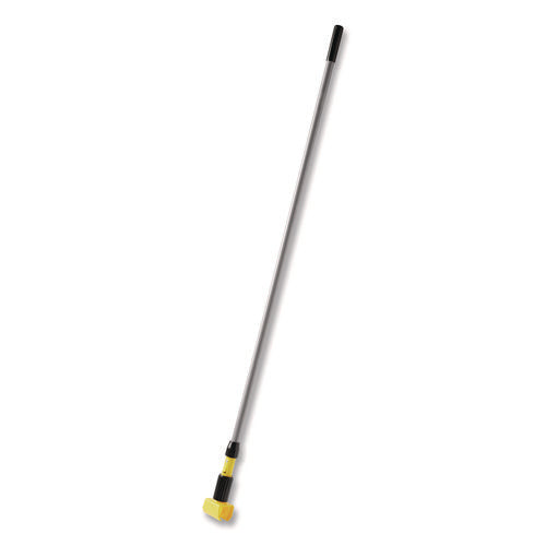 Image of Rubbermaid® Commercial Fiberglass Gripper Mop Handle, 1" dia x 60", Gray/Yellow
