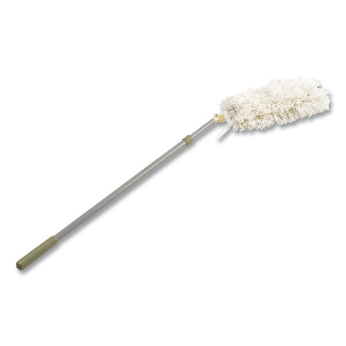 Image of Rubbermaid® Commercial Hiduster Dusting Tool With Angled Launderable Head, 51" Extension Handle