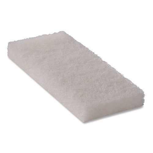Image of Americo® Octopus Light Duty Cleaning Pad, 5 x 9, White, 20/Carton