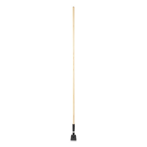 Image of Rubbermaid® Commercial Snap-On Hardwood Dust Mop Handle, 1.5" dia x 60", Natural