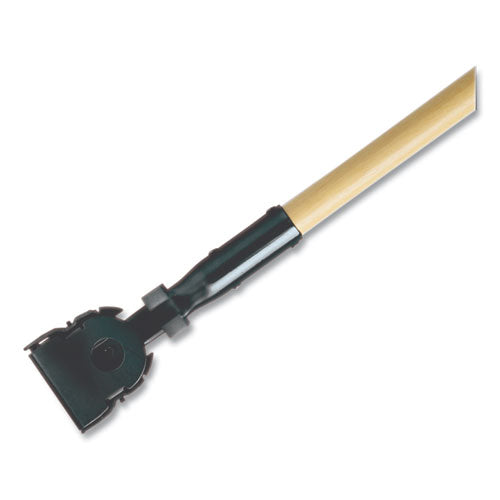 Image of Rubbermaid® Commercial Snap-On Hardwood Dust Mop Handle, 1.5" dia x 60", Natural