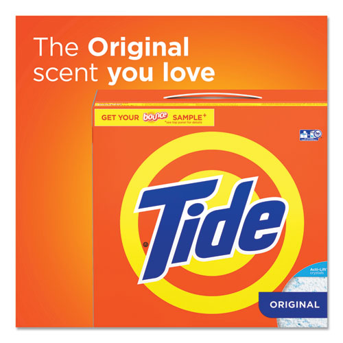 Image of Tide® Powder Laundry Detergent, HE Compatible, Original Scent, 129 oz Box, 2/Carton