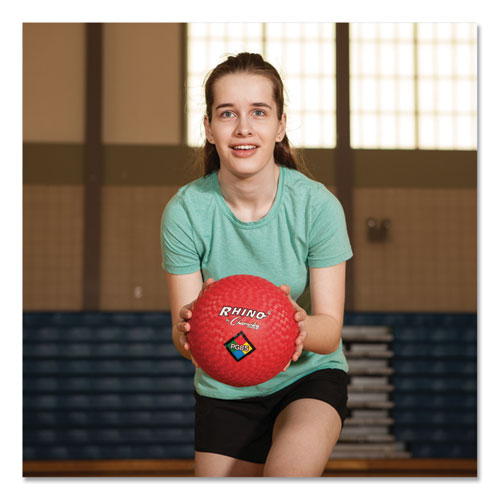 Image of Champion Sports Playground Ball, 8.5" Diameter, Red