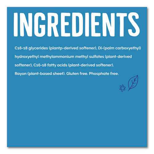 Image of Seventh Generation® Natural Fabric Softener Sheets, Unscented, 80 Sheets/box, 4/carton