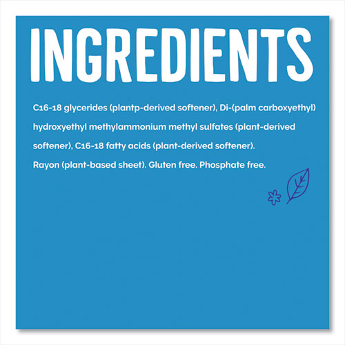 Image of Seventh Generation® Natural Fabric Softener Sheets, Unscented, 80 Sheets/box
