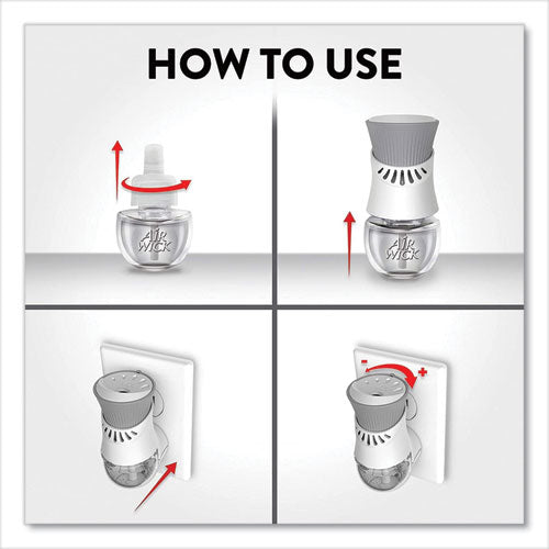 Image of Air Wick® Scented Oil Warmer, 1.75" x 2.69" x 3.63", White, 6/Carton