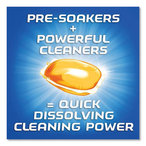Image of FINISH® Dish Detergent Gelpacs, Orange Scent, 54/box