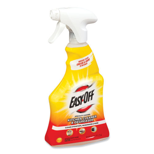 Image of EASY-OFF® Kitchen Degreaser, Lemon Scent, 16 Oz Spray Bottle, 6/carton