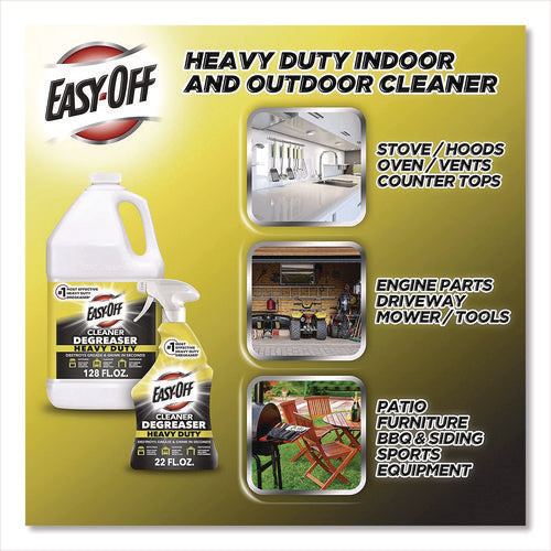 Image of EASY-OFF® Heavy Duty Cleaner Degreaser, 32 Oz Spray Bottle, 6/carton