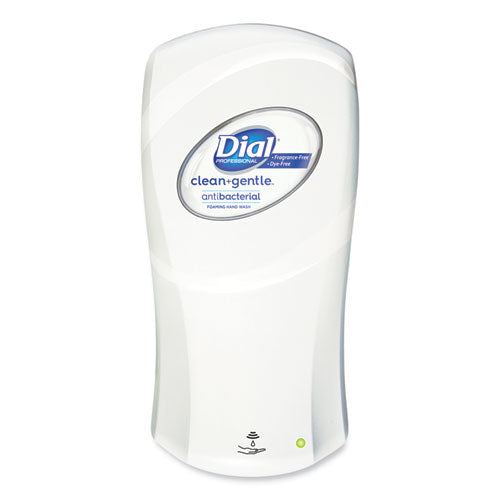 Image of Dial® Professional Clean+Gentle Antibacterial Foaming Hand Wash Refill for FIT Touch Free Dispenser, Fragrance-Free, 1 L, 3/Carton