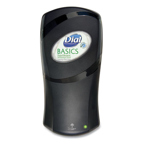 Image of Dial® Professional Fit Universal Touch Free Dispenser, 1 L, 4 X 5.4 X 11.2, Slate, 3/carton