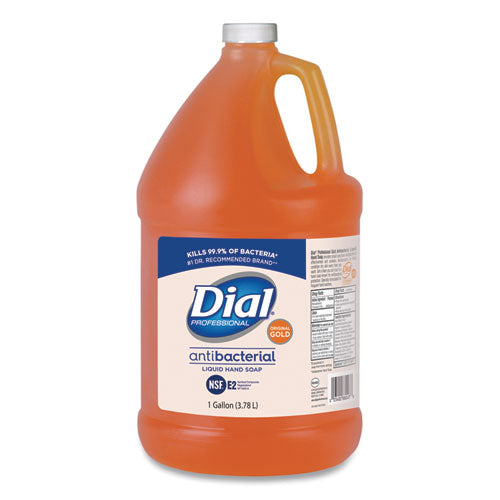 Image of Dial® Professional Gold Antibacterial Liquid Hand Soap, 1 gal, 4/Carton