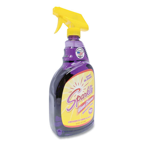 Image of Sparkle Glass Cleaner, 33.8 Oz Spray Bottle, 12/carton