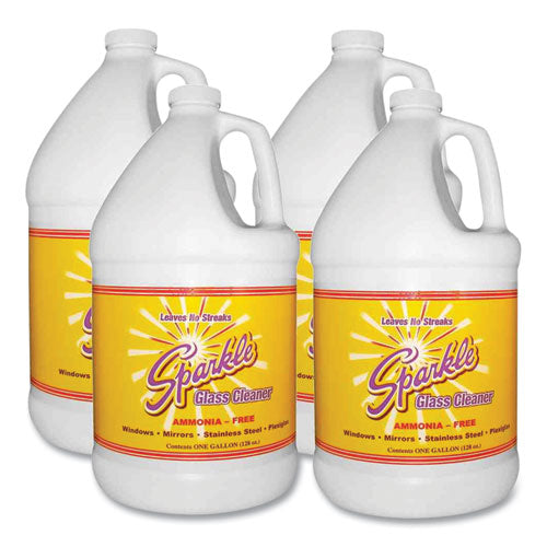 Image of Sparkle Glass Cleaner, 1 Gal Bottle Refill, 4/carton