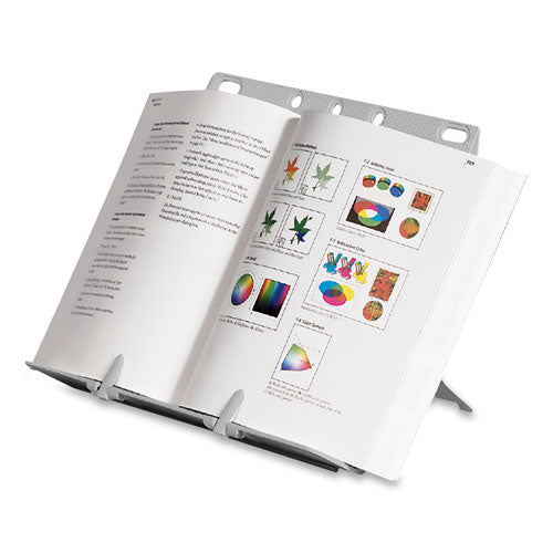 Image of Fellowes® Booklift Copyholder, One Book/pad Capacity, Plastic, Platinum