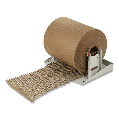 Image of Scotch Cushion Lock Protective Wrap Dispenser, For Up To 16" Diameter X 12" Wide Rolls, Steel, Beige